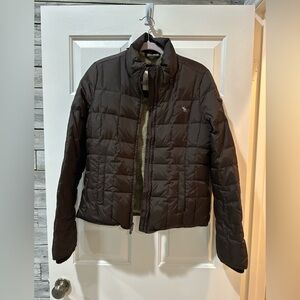 Abercrombie & Fitch Dark Brown Puffer Ski Jacket